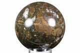 Polished King Cobra Jasper Sphere - India #348912-1